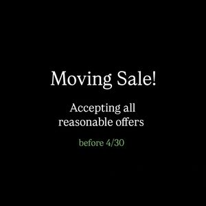 Moving Sale Announcement